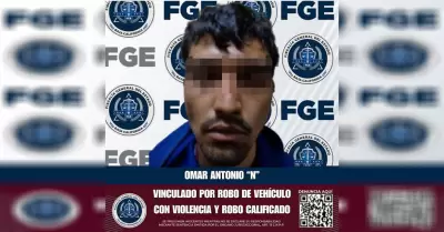 Hombre queda en prisin preventiva por robo de vehculo con violencia y robo cal