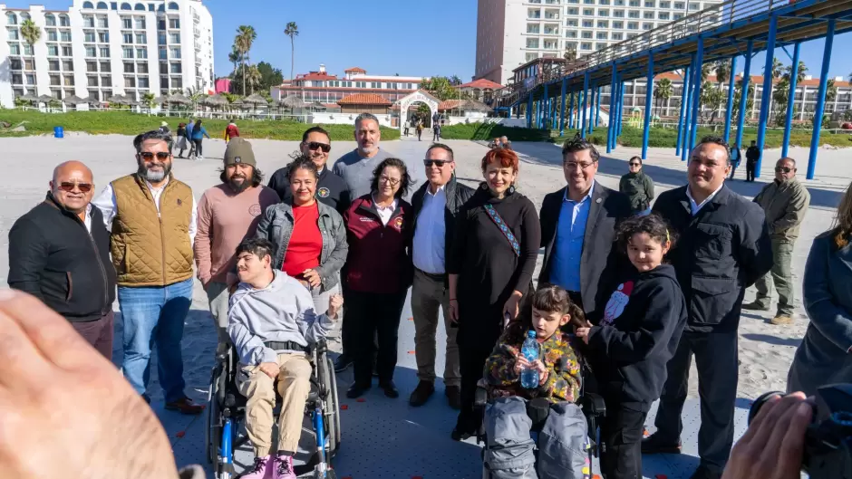 Impulsa turismo creacin de playa inclusiva en Baja California