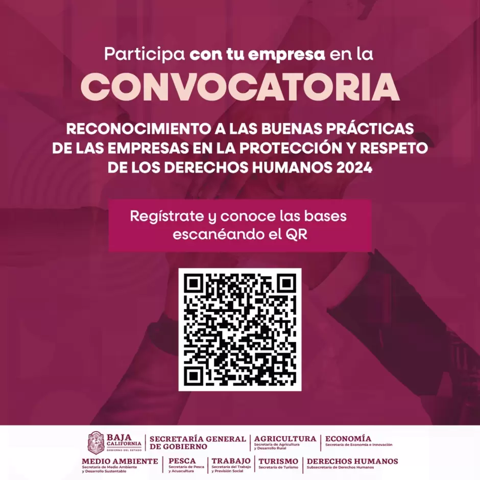 Convocatoria a participar en reconocimiento en proteccin y respeto a los derechos humanos