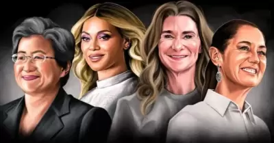 Lisa Su, Beyonce, Melinda French Gates, Claudia Sheinbaum