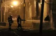 Grupo armado incendia presunta bodega en Culiacn