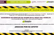 Anuncia SIDURT ajustes de circulacin por obras del Nodo Morelos