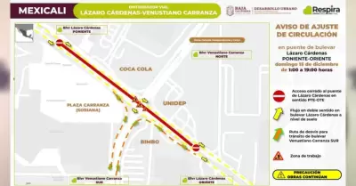 Anuncia SIDURT cambios de circulacin en distribuidor vial Lzaro Crdenas y Ven