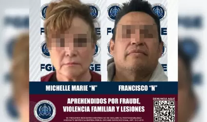 Cumplimentan dos rdenes de aprehensin por fraude, violencia familiar y lesione