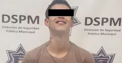 Joven es detenido por daos a propiedad ajena en florera de Mexicali