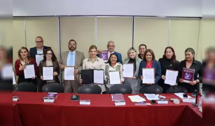 Congreso del Estado firma convenio para cumplimiento de la alerta de violencia d