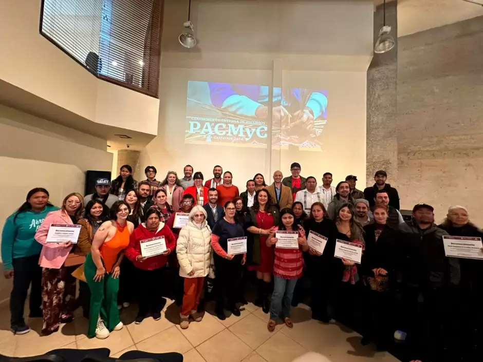 Entrega Cultura estmulos econmicos a beneficiarios de PACMYC 2024