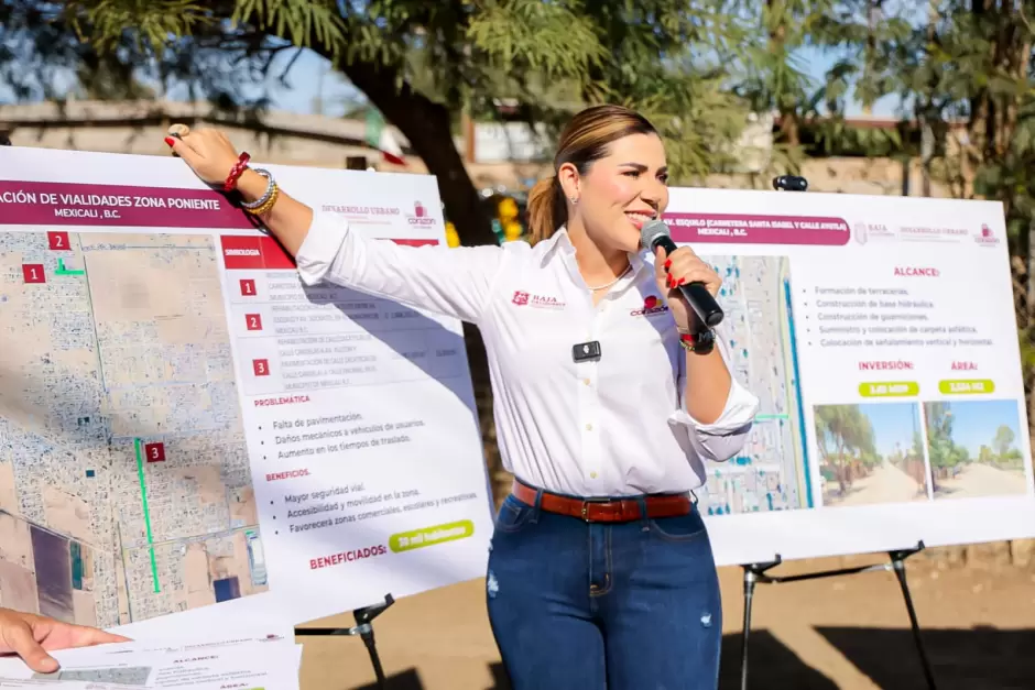 Rehabilitacin en vialidades de la zona poniente de Mexicali