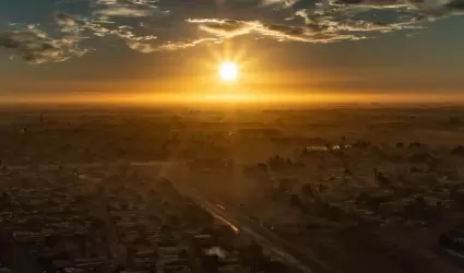 mala calidad del aire en Mexicali