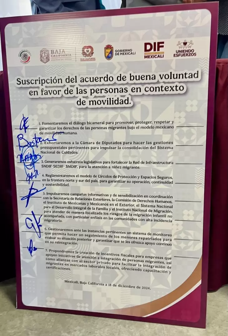 Mesas de trabajo con senadoras y senadores a favor de las personas en contexto de movilidad