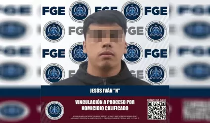 Obtiene la FGE vinculacin a proceso contra imputado por homicidio calificado