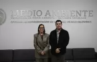 Se rene Mnica Vega con representante de la Semarnat en Baja California para fortalecer la agenda ambiental en el estado