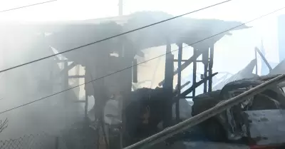 Dos muertos en incendio de la colonia Leandro Valle