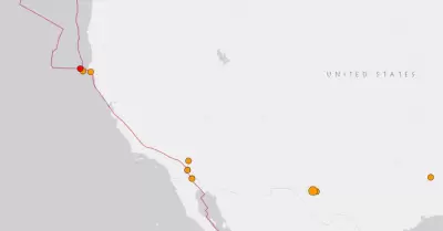 Actividad ssmica moderada en California y Baja California durante las ltimas 2