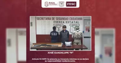 Presunto narcomenudista en Mexicali