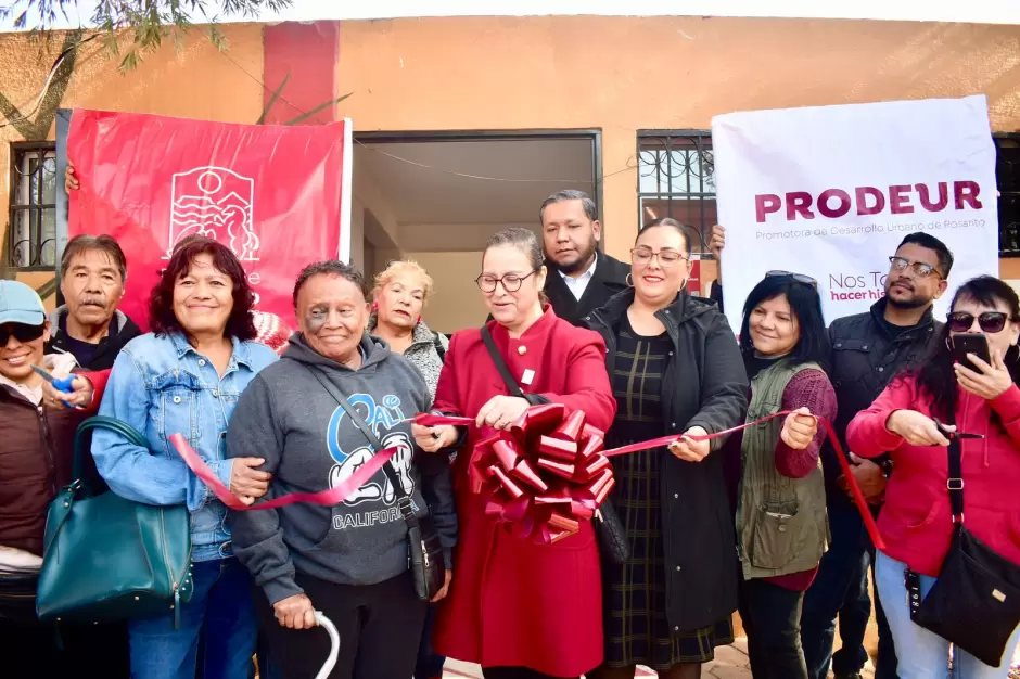 Alcaldesa Roco Adame entrega remodelacin de la Biblioteca Octavio Paz en la colonia Lucio Blanco