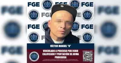 Vinculan a proceso a "El Visitas" por robo calificado y portacin de arma prohib