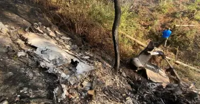 Avioneta desplomada en Jalisco