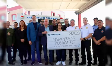 Presidenta Roco Adame recibe importante donativo de Hyundai Mxico para el cuer