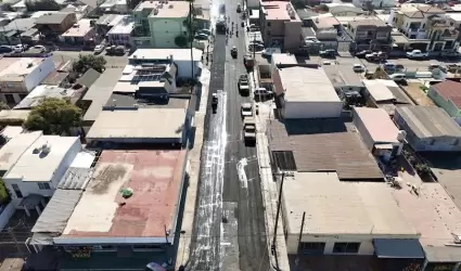 Rehabilita "El Drag�n" calles de colonias populares