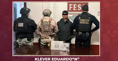 En operativo conjunto arrestan a sujeto armado en el poblado de La Rumorosa