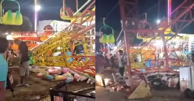 Cada de juego en feria de Acapulco