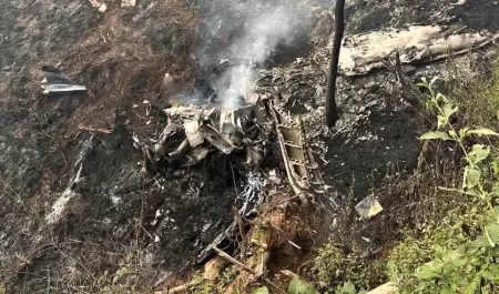 Avioneta desplomada en Jalisco