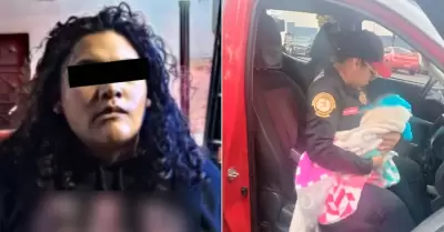 Detienen a mujer que se rob a una beb