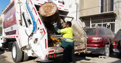 Recoleccin de basura en El Refugio