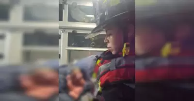 Bomberos y Cruz Roja asisten exitoso parto de emergencia en restaurante de la Zo