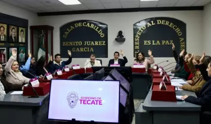 Ayuntamiento de Tecate aprueba reforma al Poder Judicial del Estado