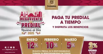 Tijuana inici enero con 12% de descuento en el pago del impuesto predial