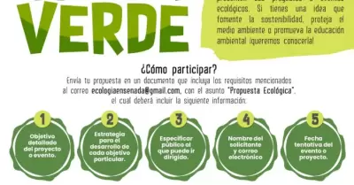 Invitan a participar en "Huella Verde"