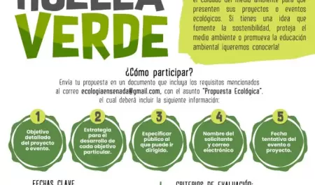 Invitan a participar en "Huella Verde"