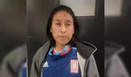 Mujer con reporte de no localizacin