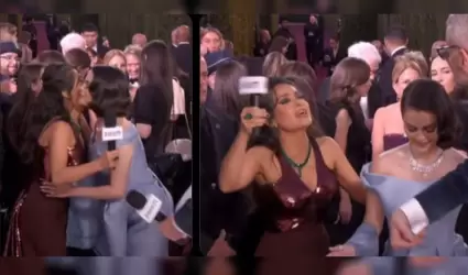 El encuentro emotivo de Salma Hayek y Selena Gmez en los Golden Globes