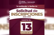 Anuncia Secretara de Educacin prrroga para solicitud de inscripciones ciclo escolar 2025-2026