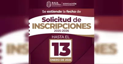 Prrroga para solicitud de inscripciones ciclo escolar 2025-2026