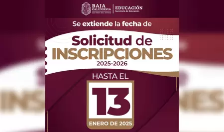 Prrroga para solicitud de inscripciones ciclo escolar 2025-2026