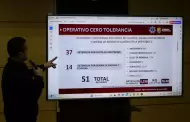 Presenta DSPM ante CCSPM resultados del operativo "Cero Tolerancia"