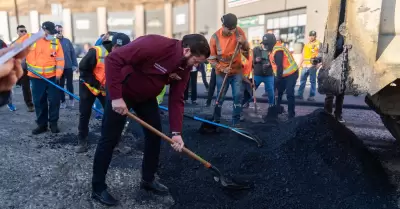 Constata presidente municipal de Tijuana Ismael Burgueo obras de mantenimiento 