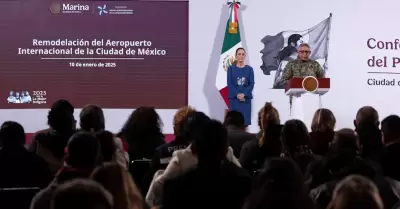 Presidenta de Mxico anuncia remodelacin del Aeropuerto Internacional de la Ciu