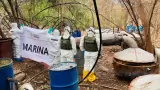 Semar destruye narcolaboratorio en Sinaloa