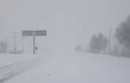 Reabren trnsito vehicular entre Sonora y Chihuahua tras nevada