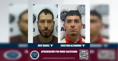 Detenidos por robo