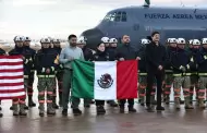 Sali rumbo a California equipo mexicano de ayuda humanitaria para apoyar en el combate a los incendios forestales en esa entidad