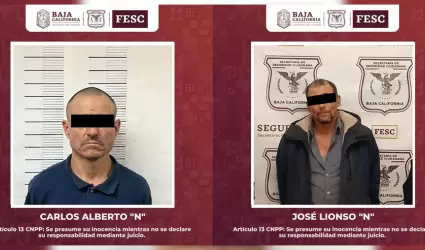 Hombres buscados por autoridades judiciales fueron detenidos por la Fuerza Estat