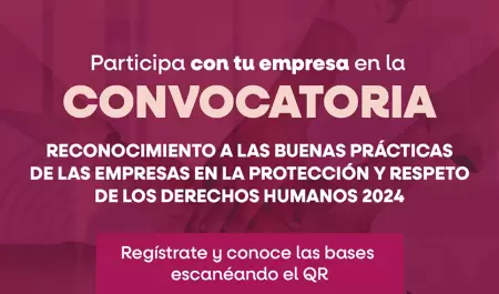 Convocatoria de Reconocimiento de Derechos Humanos