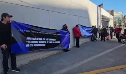 Manifestacin frente a las oficinas de la SSPCM