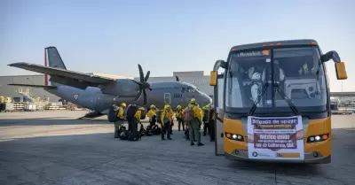 Entran en apoyo bomberos mexicanos en incendios de Los ngeles